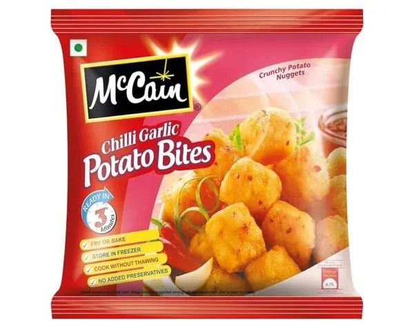 McCain Chilli Garlic Potato Bites 504g